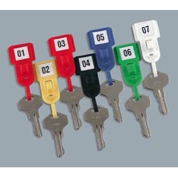 Premium Key Hangers Assorted Colours [Pack
